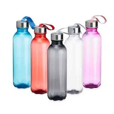Garrafa Pet 650ml Com Tampa de Aluminio e Alca