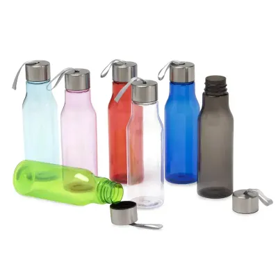 Garrafa Plastica 600ml Com Tampa de Aluminio