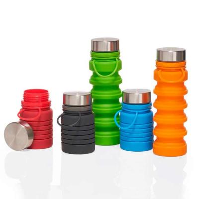 Garrafa Retrátil 600ml - várias cores