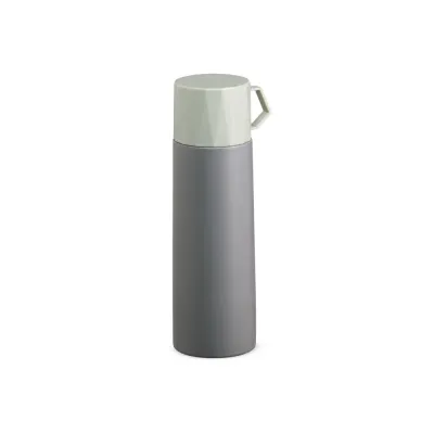Garrafa Termica 500ml Inox Cinza
