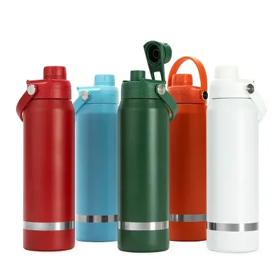 Garrafa Termica 800ml Personalizada em Inox Com Alca