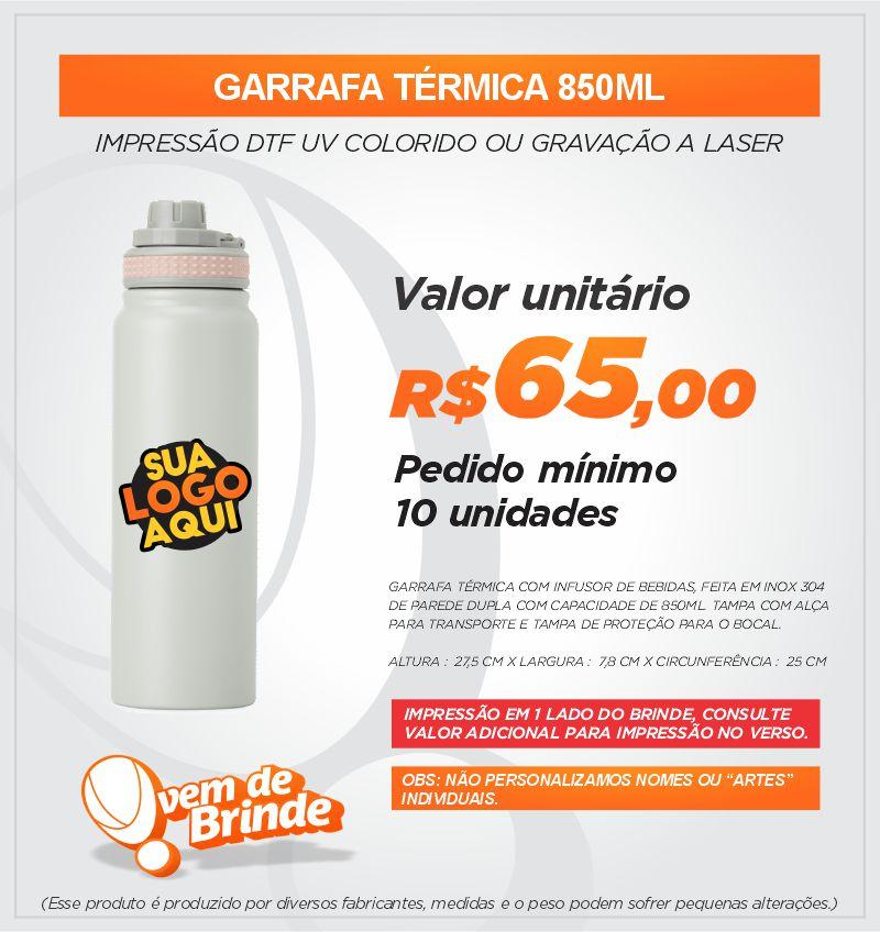 Garrafa Térmica 850ML