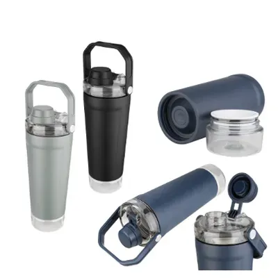 Garrafa térmica de 700ml com parede dupla em inox