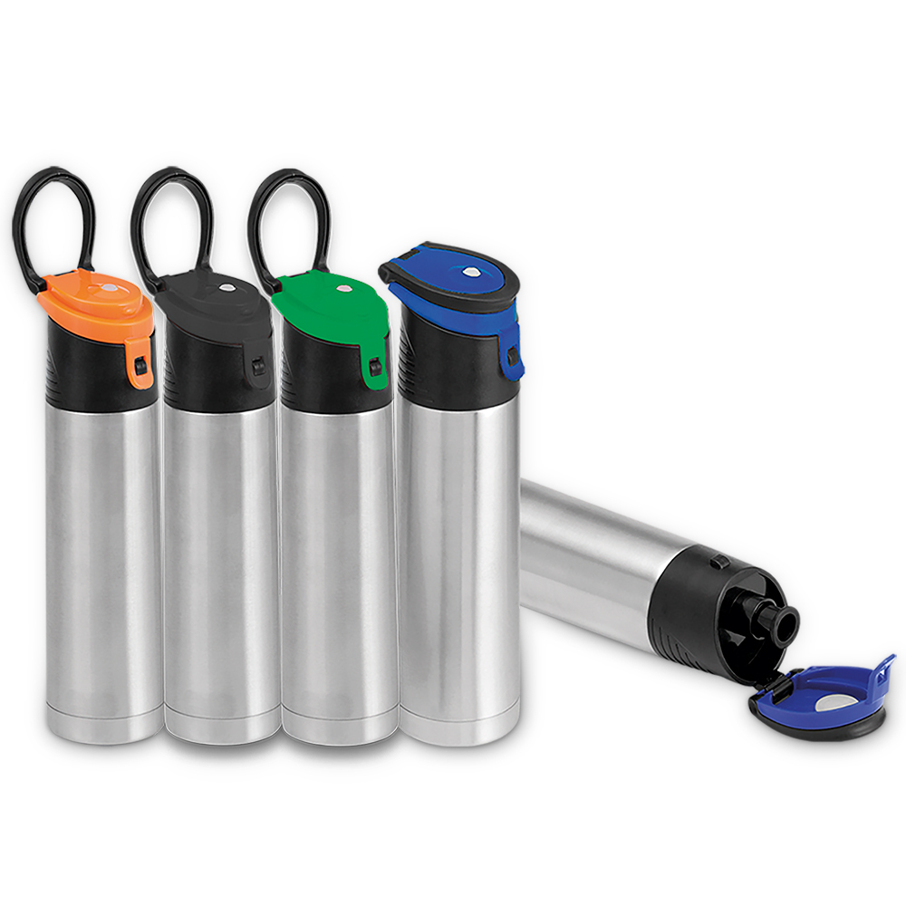 Garrafa Térmica de aço inox 1 litro com alça