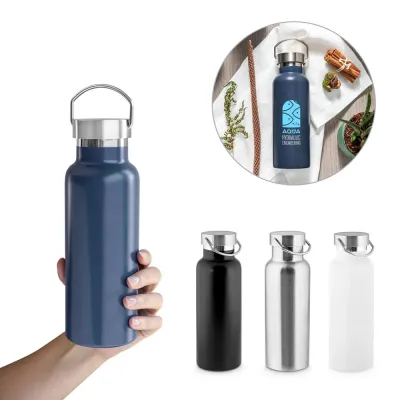 Garrafa Termica em Aco Inox 36 Reciclado de Parede Dupla