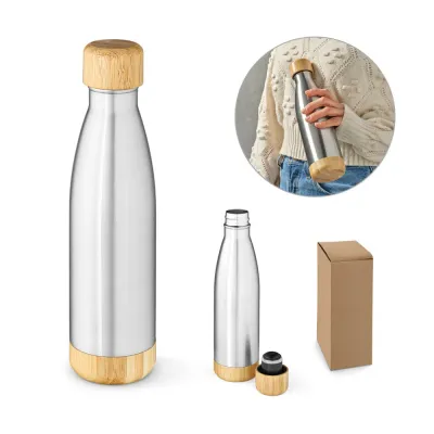Garrafa Termica em Aco Inox 90 Reciclado de Parede Dupla