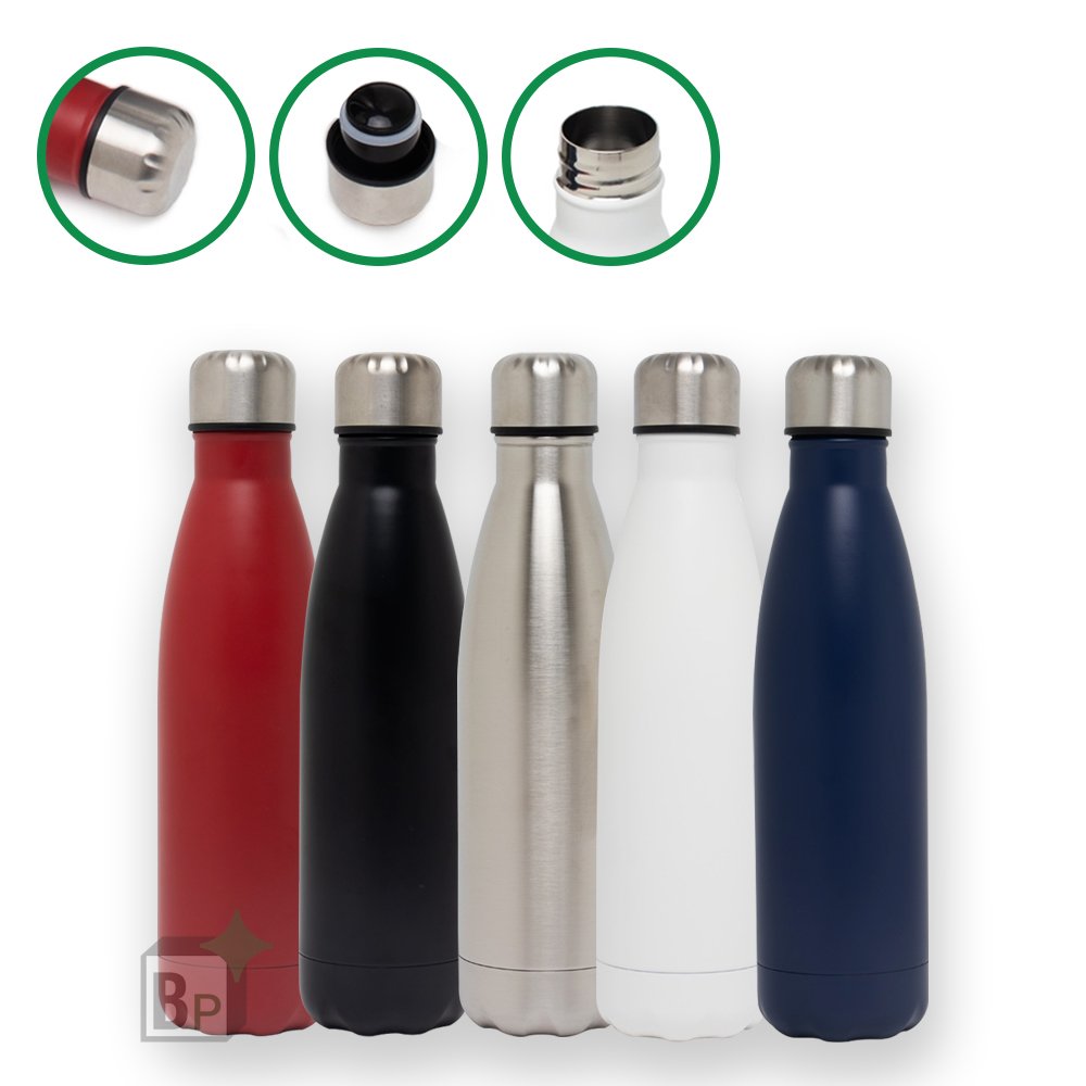 Garrafa Térmica Inox 500ml Branco Personalizado