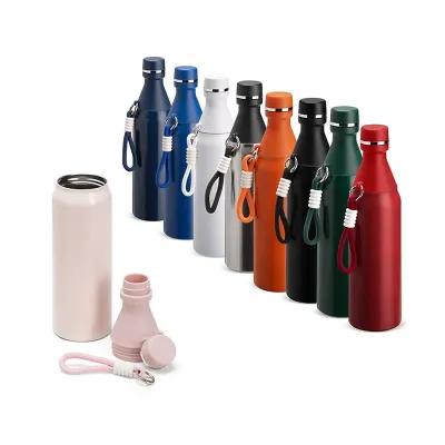 Garrafa Termica Inox 500ml Personalizada Com Copo