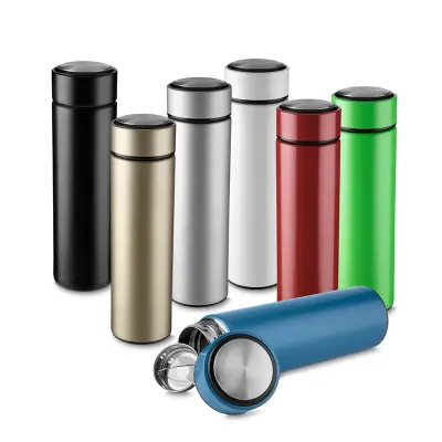 Garrafa Termica Inox Com Infusor