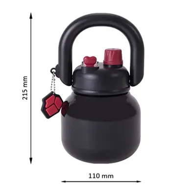 Garrafa Térmica Inox Puffy 600 ml - medidas