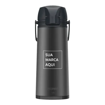 Garrafa Termica Inox Single 1 9l Preto