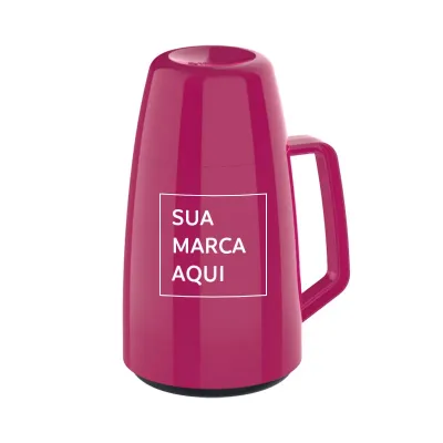 Garrafa Termica Lotus 500ml Rosa Hollywood