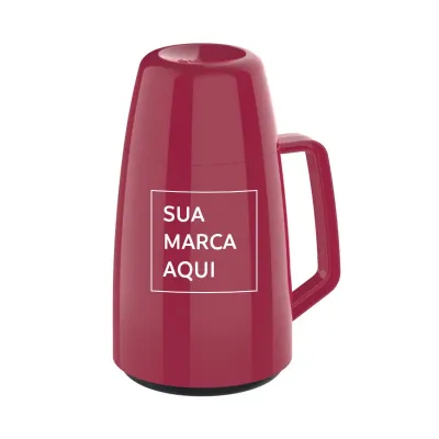 Garrafa Termica Lotus 500ml Vermelha