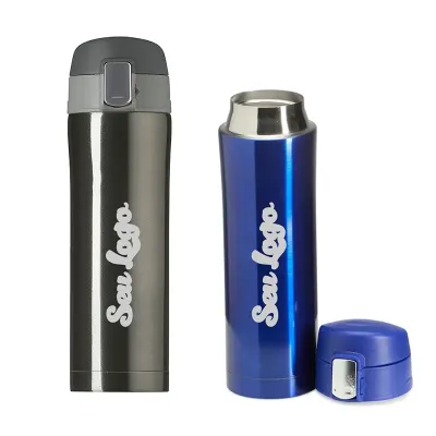 Garrafa Térmica Metal 450ml - com seu logo