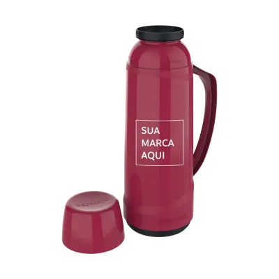 Garrafa Termica Rubi 1l Vermelha
