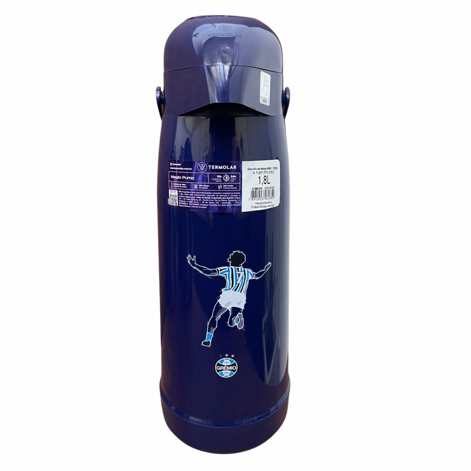 Garrafa Térmica Termolar Grêmio 1,8L - Azul
