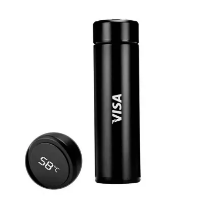 Garrafa Thermos Digital Lcd