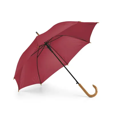 Guarda-chuva em poliéster grená