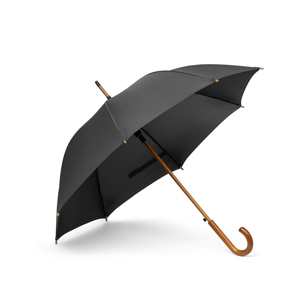 Guarda-chuva em poliéster pongee 190T com abertura automática - Reno