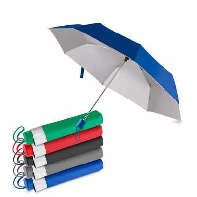 Guarda Chuva Medio Com Tecido Poliester Colorido