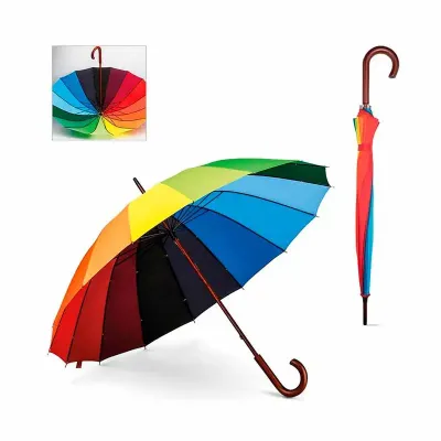 Guarda Chuva Personalizado Colorido em Pongee