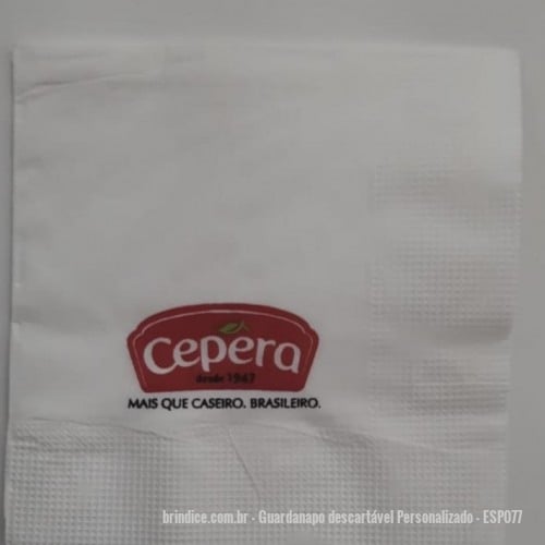 Guardanapo Descartavel Personalizado