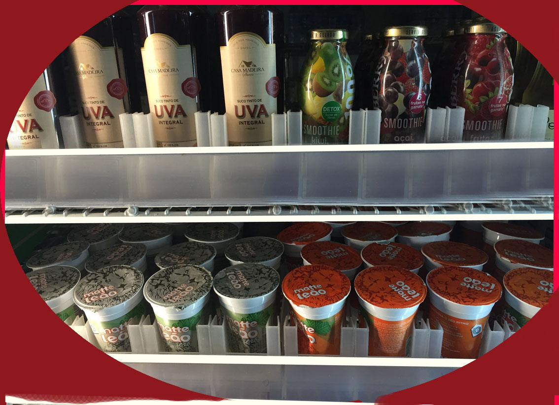 Calha Gravitacional Freezer Organizador p/ prateleiras aramadas c bebidas (foto 6)