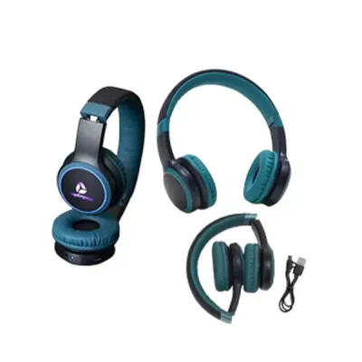 Head Fone Gift Bluetooth Led Radio fm