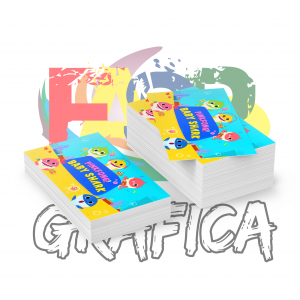 Imã para Festa 9x5cm 4/0 Corte Reto