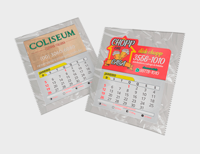 Imãs de Geladeira - Cantos Retos - Com Blocos de Calendários 2025 - 8x5cm