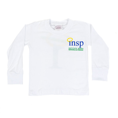 INSP Camisa Manga Comprida Branca