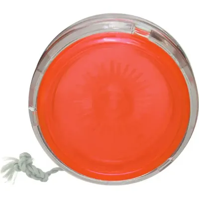 Ioio Pro Spin Laranja Neon Base Cristal Plastico