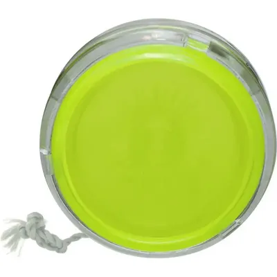 Ioio Pro Spin Amarelo Neon Base Cristal Plastico