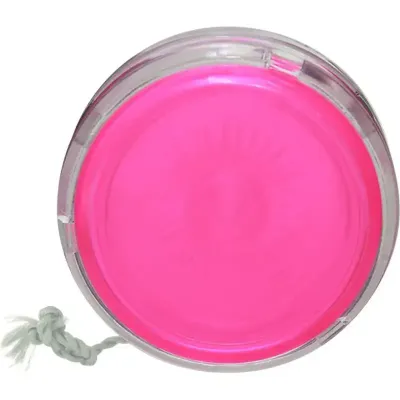 Ioio Pro Spin Rosa Neon Base Cristal Plastico