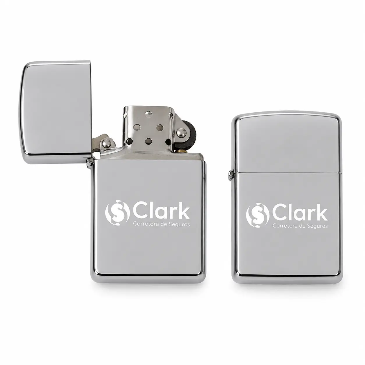 Isqueiro Tipo Zippo Quadrado de Metal