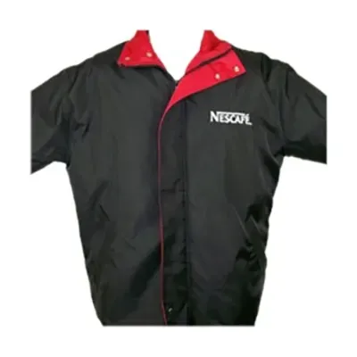 Jaqueta em Nylon Com Botoes de Pressao