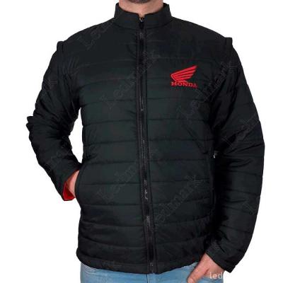 Jaqueta Que Vira Colete em Puffer Fosco
