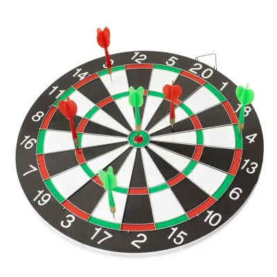Jogo de Dardos Com Alvo Dupla Face