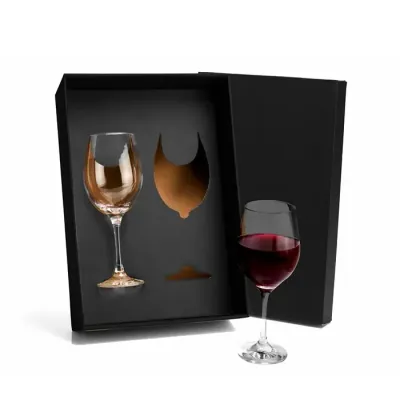 Jogo de Tacas de Vidro p Vinho 490ml 2 Pecas