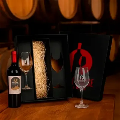 Jogo de Tacas de Vidro Para Vinho 490 ml 2 Pcs