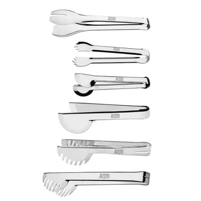Jogo Pegadores Aco Inox 6pcs Utility Tramontina