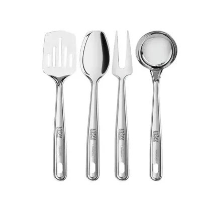 Jogo Utensilios Aco Inox 4pcs Extrata Tramontina