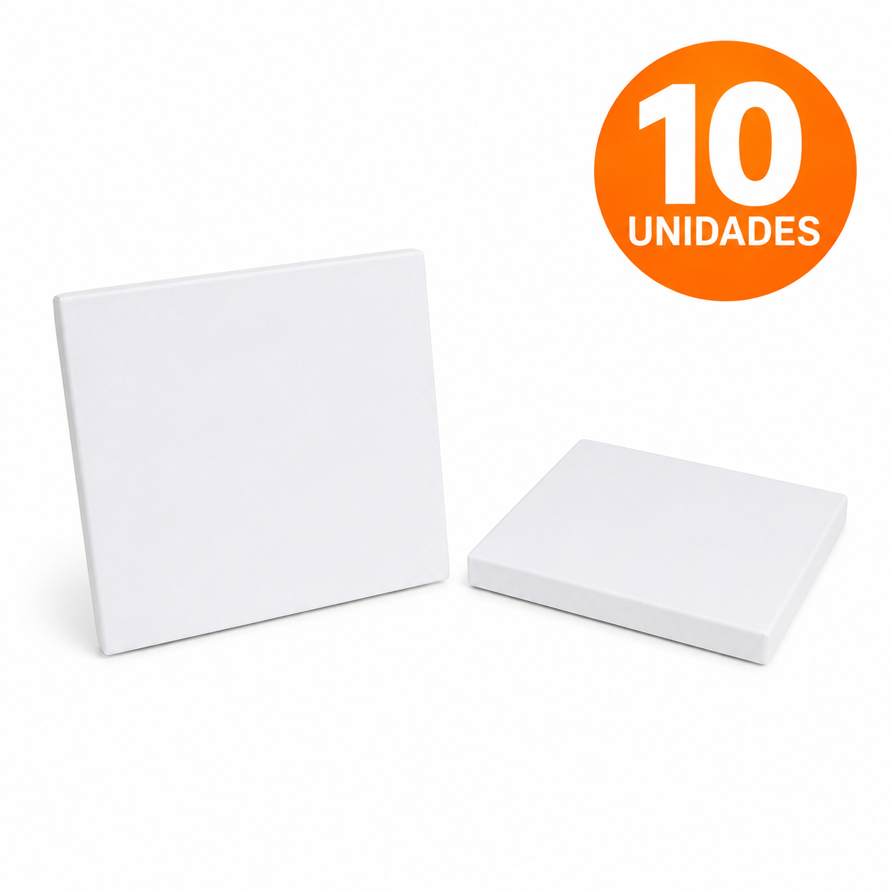 Kit 10 Azulejos 5x5 Para Sublimação Branco Subliflex