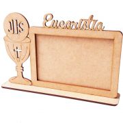 Kit 10 porta retrato Eucaristia mdf foto 10 x 15 comunhão