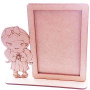 Kit 10 porta retrato mdf 10x15v festa menina centro de mesa