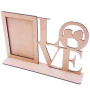Kit 10 Porta retrato mdf Love casal noivos casamento namorados