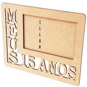 Kit 10 porta retrato mdf Meus 15 anos lembrancinha festa