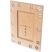 Kit 10 Porta retrato mdf passa fita foto 10 x 15 artesanato