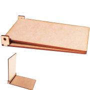 Kit 15 Porta bloco caderneta recado anotação artesanato mdf