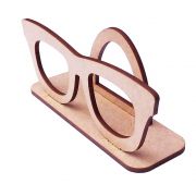 Kit 15 Porta cartão mdf modelo óculos ótica arte decoração